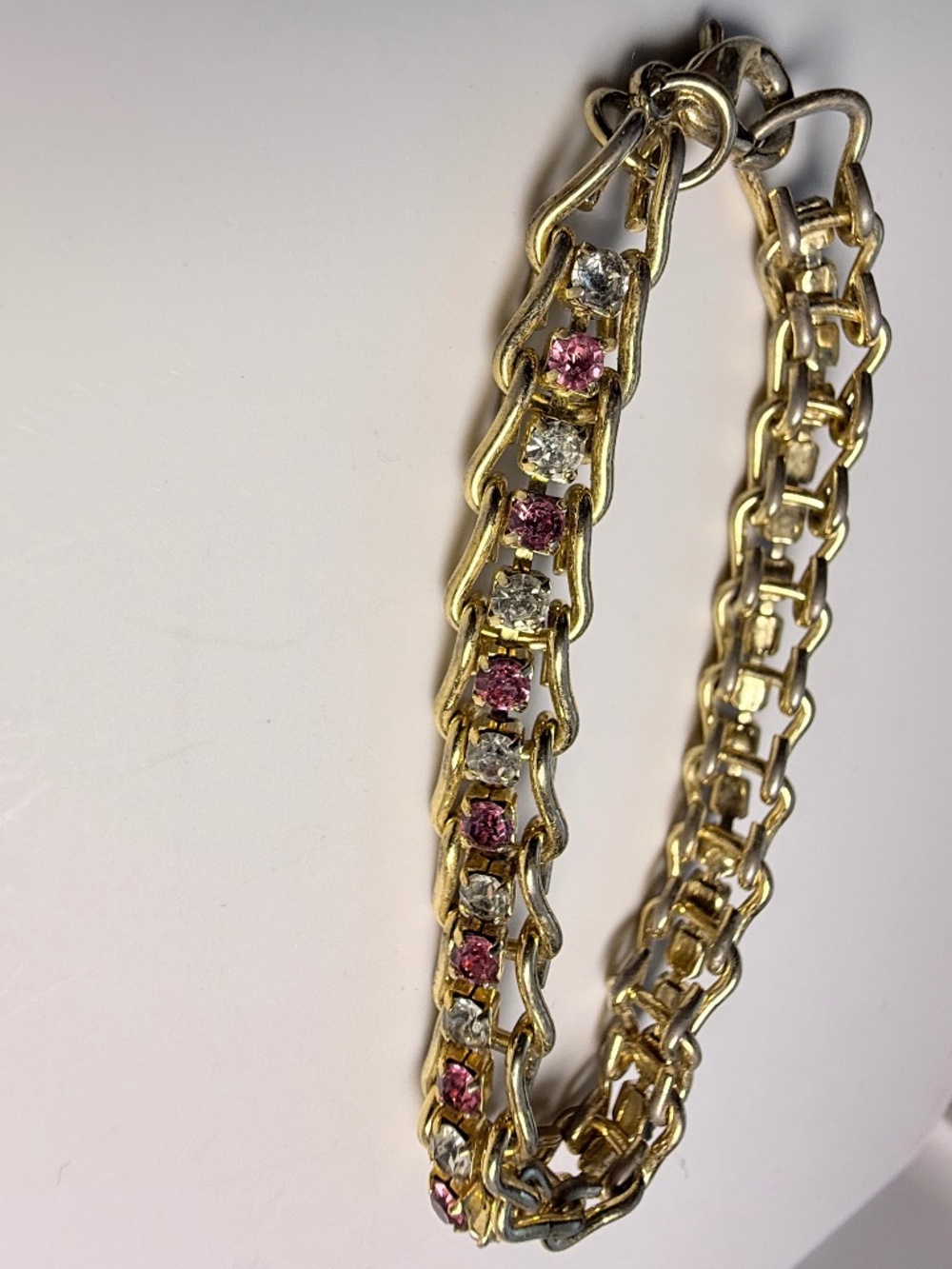 Vintage Gold Tone Bike Chain Link Bracelet